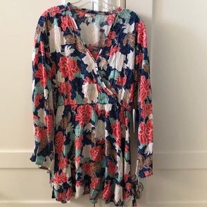 Amuse Society Colored floral dress